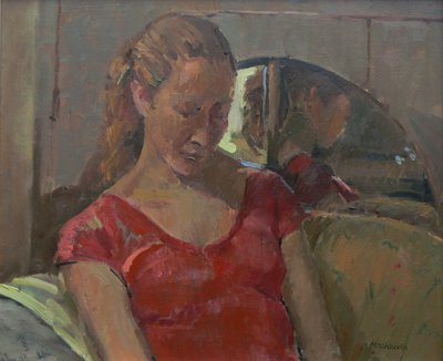By the old mirror by Pat Maclaurin